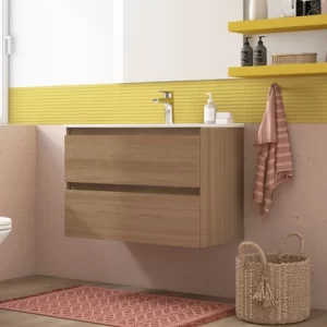 Maple 80 wall-mounted vanity - drawers
