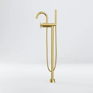 Free standing bath/shower mixer