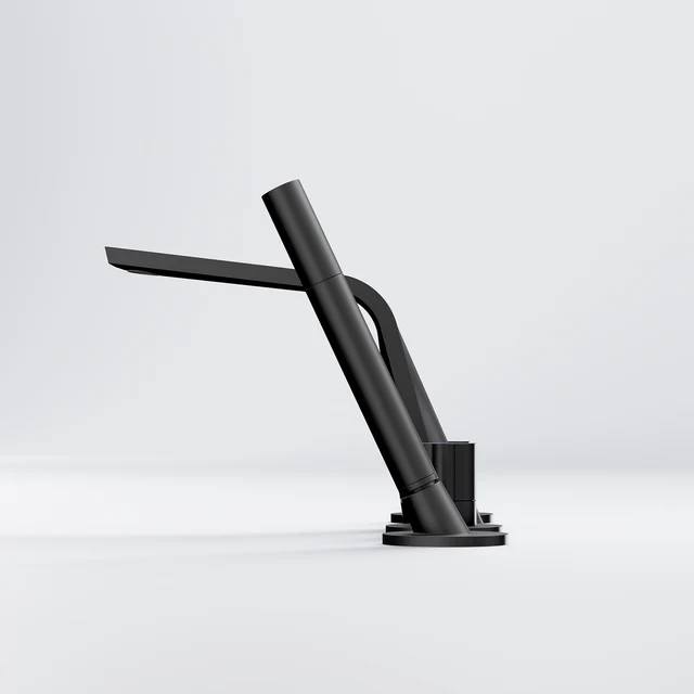 4-hole deck mounted bath mixer - Image 7