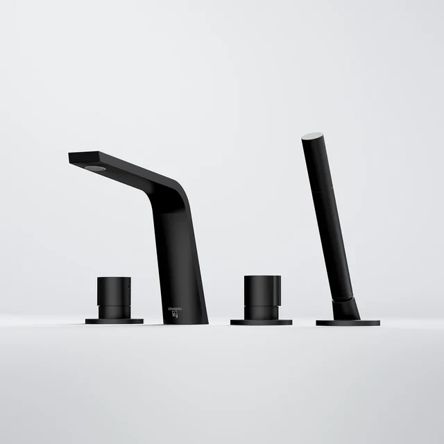 4-hole deck mounted bath mixer - Image 8