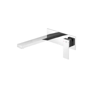 Wall mounted single lever basin mixer