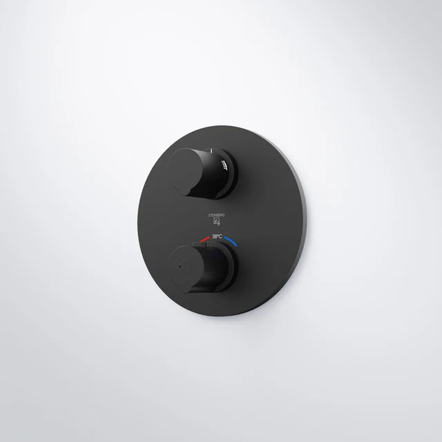 Finish set for concealed thermostatic mixer with 2 way diverter - Image 13