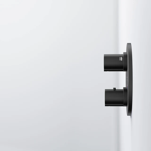 Finish set for concealed thermostatic mixer with 2 way diverter - Image 14
