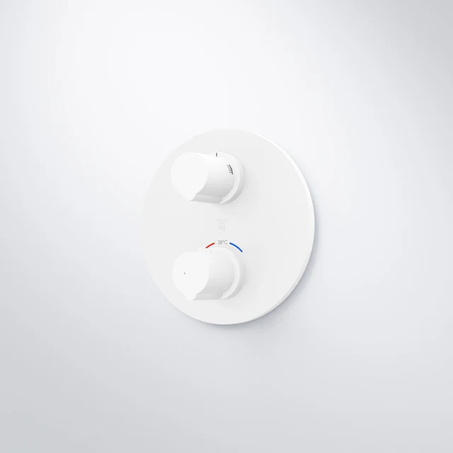 Finish set for concealed thermostatic mixer with 2 way diverter - Image 16