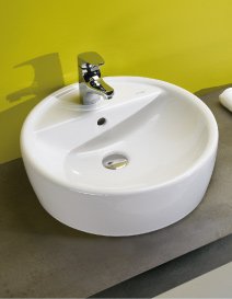 Urban 45wash basin with tap hole