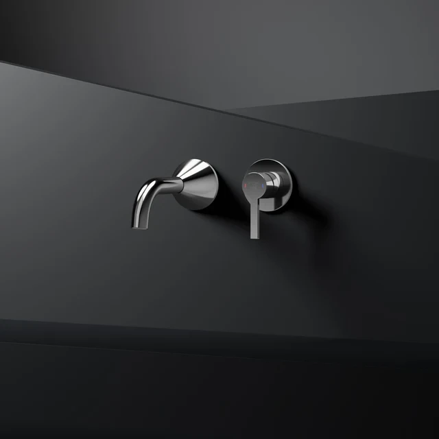 Wall mounted single lever basin mixer - Image 2