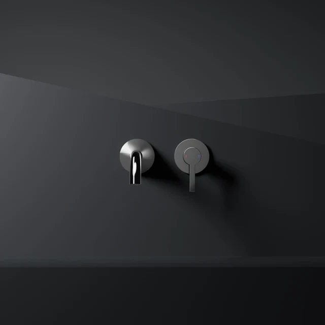 Wall mounted single lever basin mixer - Image 3