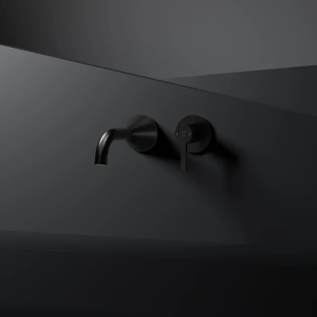 Wall mounted single lever basin mixer - Image 4