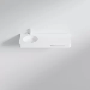 Wall mounted washbasin made of Solid Surface